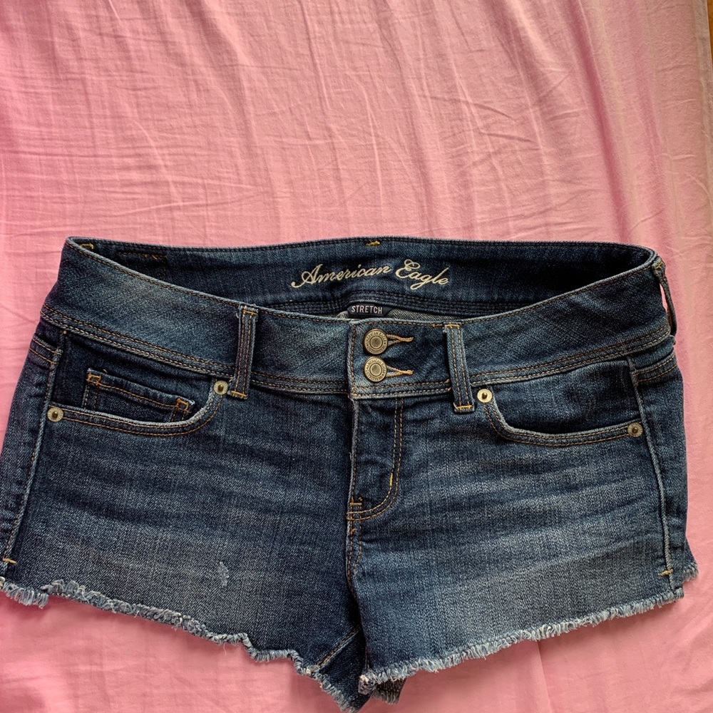 American Eagle Destroyed Denim Shorts